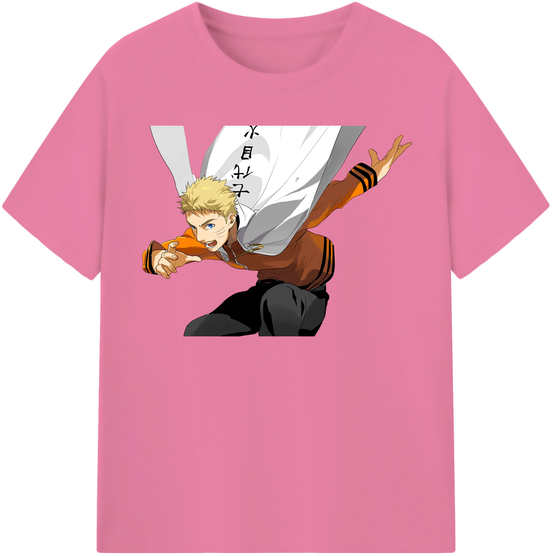 （画像用） NARUTO -ナルト- うずまき ナルト Uzumaki Naruto 綿100％半袖Tシャツ（フロントプリント）
